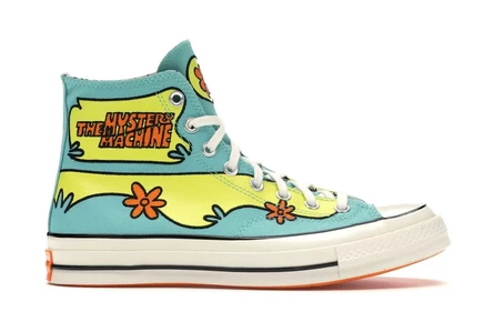 Мужские кеды Converse Chuck 70 Scooby-Doo, голубо-оранжевые