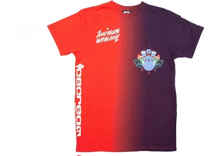 Мужская футболка ice cream rowley knit, красно-черная