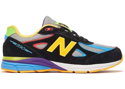 Детские кроссовки New Balance 990v4 DTLR Wild Style 2.0, черно-серые