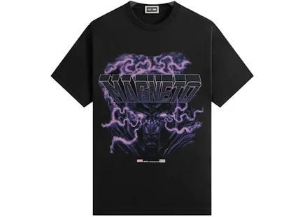 Мужская футболка KITH x Marvel Magneto Vintage, черная