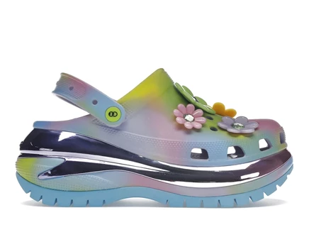 Мужские клоги Crocs Mega Crush Lazy Oaf New Dimensions, мультицвет