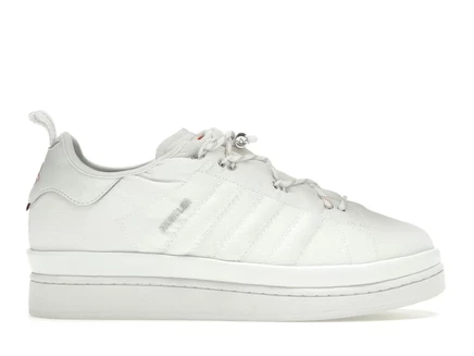Мужские кроссовки Adidas Campus Moncler Core White, белые