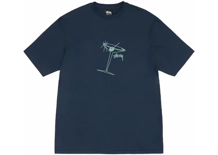 Stussy Martini Tee Navy navy