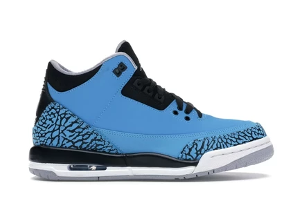 Детские кроссовки Jordan 3 Retro (GS), Powder Blue