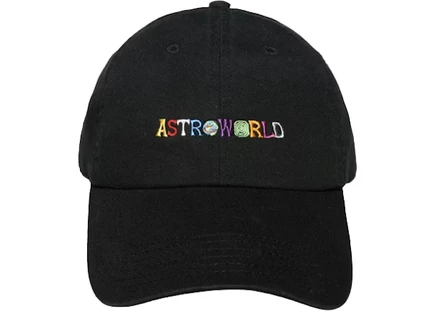 Унисекс кепка Travis Scott Astroworld, черная