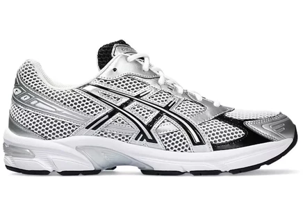 Мужские кроссовки Asics Gel-1130, бело-черно-серебристые