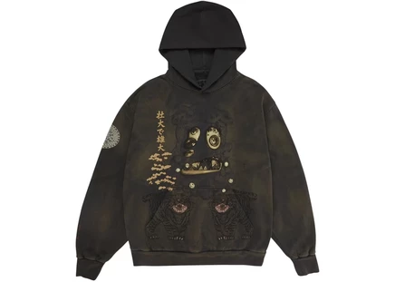 Мужское худи Travis Scott Cactus Jack x Murakami Hollow, коричневое