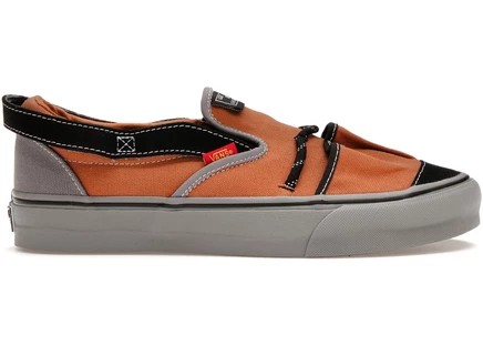 Слипоны Vans Vault Slip-On VR3 LX, серо-коричневые