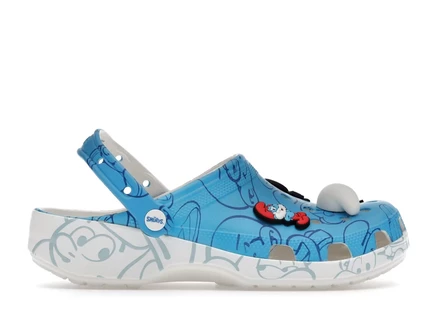 Мужские кроксы Crocs Classic Clog The Smurfs