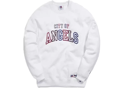Мужской свитшот Kith x Russell Athletic x Vogue, белый