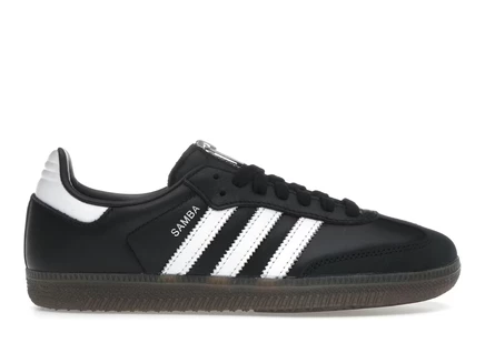 Мужские кроссовки Adidas Samba OG JS, черно-белые