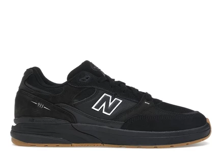 Мужские кроссовки new balance numeric 933, черно-коричневые