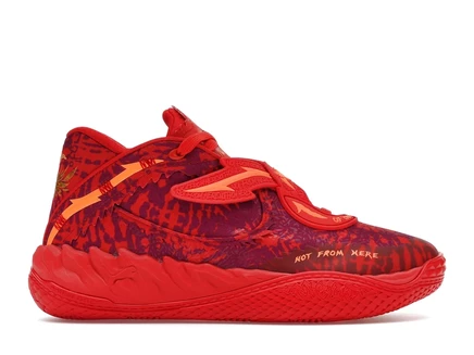 Мужские кроссовки Puma MB.05 Crowd Surf, красно-магентовые