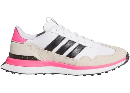 adidas S2G 26 Textile Spikeless Golf White Black Lucid Pink (Women's) cloud white/core black/lucid pink