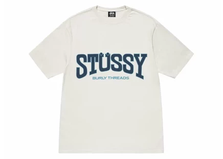 Мужская футболка Stussy Burly Threads, натуральная