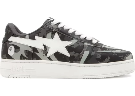 Мужские кроссовки Bape Sta Low CLOT, черный камуфляж