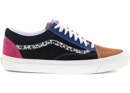 Мужские кеды Vans Old Skool 36 DX Anaheim Factory, анимал-принт