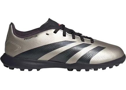 Детские сороконожки Adidas Predator League Turf, платиново-черные