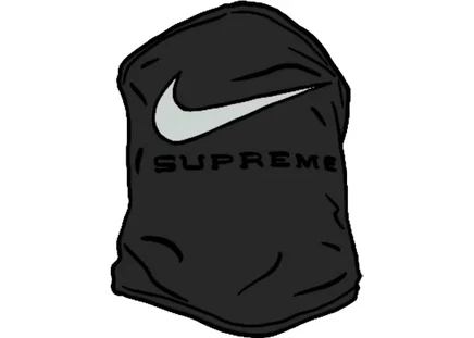 Унисекс шарф-хомут Supreme Nike, черный
