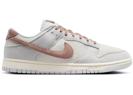 Мужские кроссовки Nike Dunk Low Retro SE, серебристо-черно-розовые
