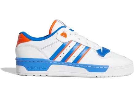 Мужские кроссовки adidas rivalry low, белый/синий