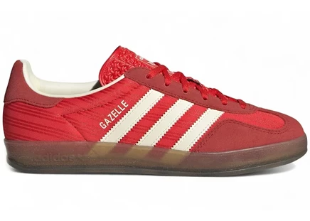 Женские кроссовки Adidas Gazelle Indoor, красные