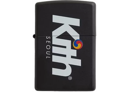 Унисекс зажигалка KITH Seoul Zippo, черная