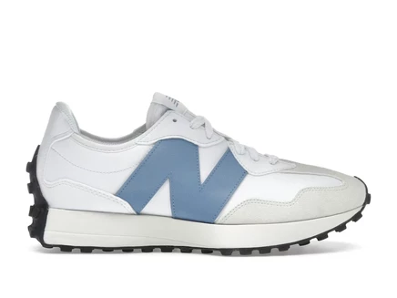 Мужские кроссовки New Balance 327, бело-голубые