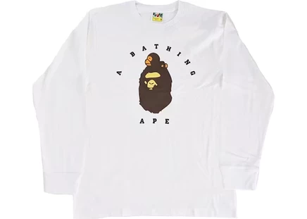 BAPE New Year 2021 Premium Milo Longsleeve White white