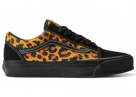 Мужские кеды Vans Old Skool 36 LX, оранжево-леопардовые
