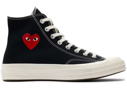 Мужские кроссовки Converse Chuck Taylor 70 Hi Comme des Garçons PLAY, черные