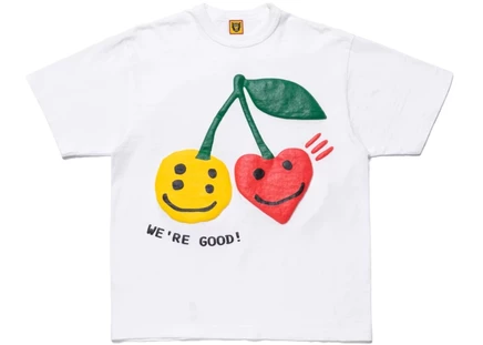 Футболка Cactus Plant Flea Market x Human Made, белая