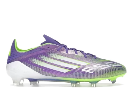 Мужские бутсы Adidas F50 Elite FG, фиолетово-белые