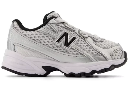 Кроссовки New Balance 740 Bungee Lace, серебристо-черные