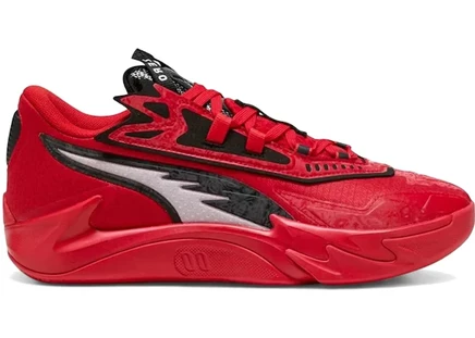 Мужские кроссовки puma scoot zeros ii o.d.d. city, красно-черные