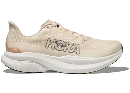 Женские кроссовки Hoka One One Mach 6, ванильно-бежевые