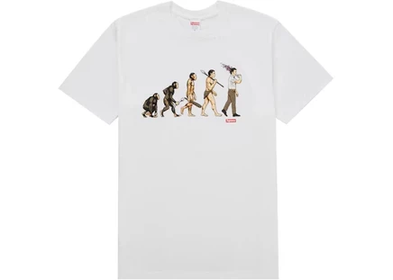 Унисекс футболка Supreme Evolution, белая