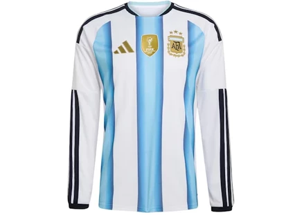 Мужская футболка Adidas Argentina 2026, бело-голубая