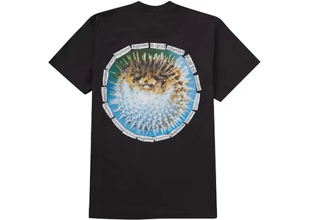 Мужская футболка Supreme Blowfish, черная