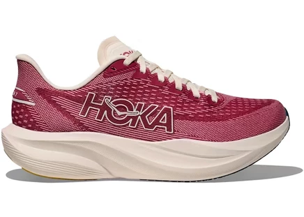 Женские кроссовки Hoka One One Mach 7, бордово-красные