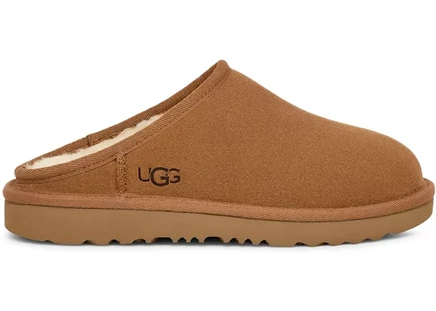 Детские тапочки Ugg Classic Slip-On, каштановые