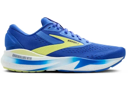Мужские кроссовки Brooks Adrenaline GTS 24, кобальтовый/неоново-желтый/темно-синий