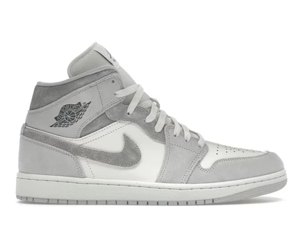 Мужские кроссовки Jordan 1 Mid SE, серые