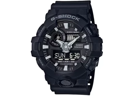 Мужские часы Casio G-Shock GA-700-1B, 53 мм, черные