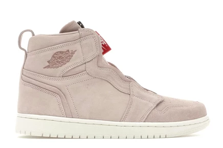 Женские кроссовки Jordan 1 Retro High Zip, бежевые