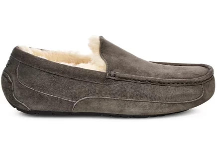 Женские тапочки UGG Ascot, угольно‑серые