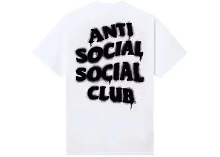 Мужская футболка Anti Social Social Club Burn It Down, белая