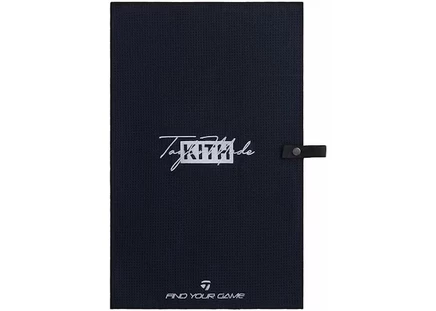 Полотенце для гольфа KITH x TaylorMade Cart Towel SS24, черное