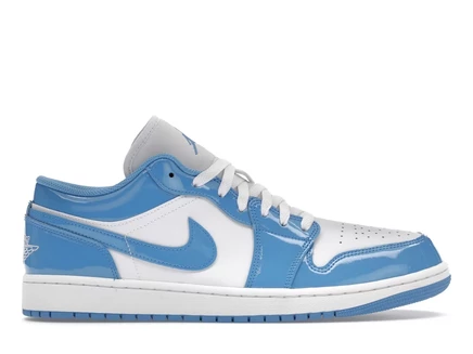 Мужские кроссовки Jordan 1 Low SE, бело-голубые