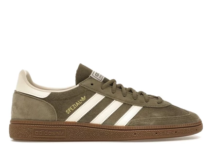 Мужские кроссовки Adidas Handball Spezial, оливково-кремовые